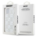 Zadní kryt DKNY Liquid Glitter Checkered Pattern pro Apple iPhone 15, transparentní