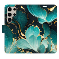 iSaprio flip pouzdro Blue Flowers 02 pro Samsung Galaxy S24 Ultra