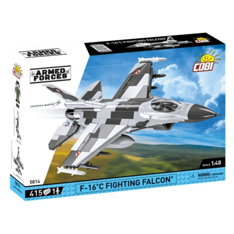 Cobi 5814 armed forces americký víceúčelový stíhací letoun f-16c fighting falcon