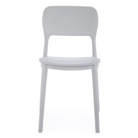 Signal Zahradní židle TIMO | světle šedá