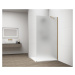Polysan ESCA GOLD MATT jednodílná sprchová zástěna k instalaci ke stěně, matné sklo, 1200 mm