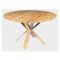 FaKOPA s. r. o. RECYCLE - stůl z recyklovaného teaku Ø 135 cm