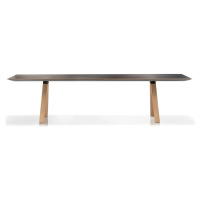 PEDRALI - Stůl ARKI-TABLE wood s kabelovou lištou - DS