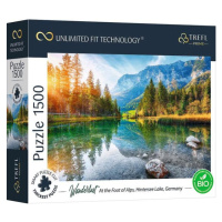 Trefl Prime puzzle 1500 UFT - Toulky: Na úpatí Alp, jezero Hintersee, Německo