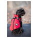 Vsepropejska Diamant zimní bunda pro psa s postrojem Barva: Černá, Délka zad (cm): 37, Obvod hru