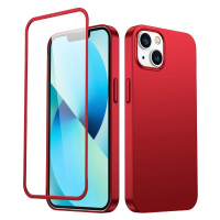 Joyroom 360 Full Case zadní a přední kryt pro iPhone 13 + tvrzené sklo červený (JR-BP927 red)