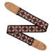 Cascha CGS-VC10 Guitar Strap Vegan Cork - Ethnic Red Stripes