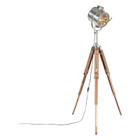 Stojací lampa na dřevo se studiovým bodem - Tripod Radiant