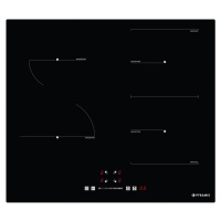 Skleněná Indukční Varná Deska Černá PHI62432FMB 7,2 kW 4ZÓNY Bridge Pyramis