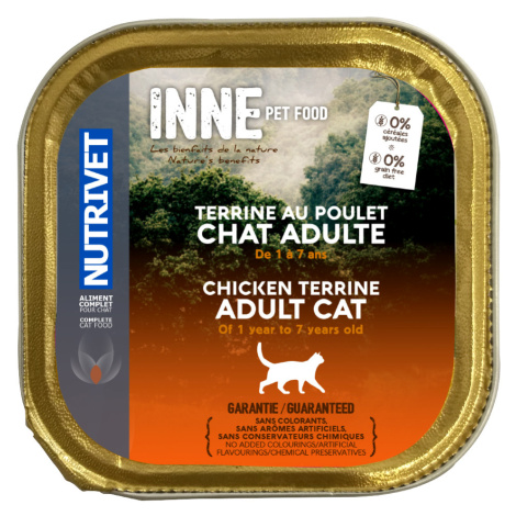 Nutrivet Inne Terrine Adult pro kočky - 10 x 150 g - kuřecí maso