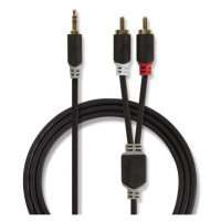 Kabel Jack 3,5mm stereo/2x Cinch 3m NEDIS CABW22200AT30