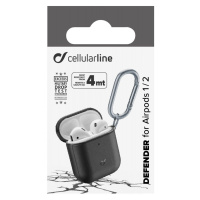 Cellularline Defender Ochranný kryt pro Apple AirPods 1&2, černý
