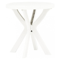 Zahradní bistro stolek bílá Dekorhome,Zahradní bistro stolek bílá Dekorhome