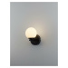 NOVA LUCE nástěnné svítidlo NUVOLE LED černý hliník a sklo 3000K 8W 9061439