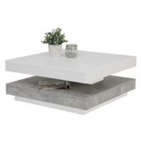 Konferenční stolek ANDY bílá/beton