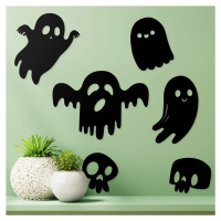 Halloweenská výzdoba na zeď - Duchové
