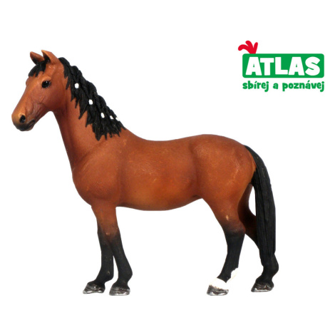 E - Figurka Kůň hnědý ATLAS