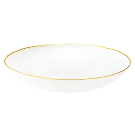 Mísa Dia 30 cm, bílá/zlatá Asko