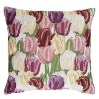Scanquilt dekorační povlak na polštář Motiv tulipány