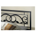 Kovová postel Granada Rozměr: 160x200 cm, barva kovu: 9 bílá