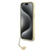 Zadní kryt Guess 4G Charms pro Apple iPhone 15, hnědá