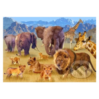 Savannah Animals - puzzle z kategorie Umělecké