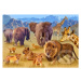 Savannah Animals - puzzle z kategorie Umělecké