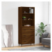 vidaXL Skříň highboard hnědý dub 69,5 x 34 x 180 cm kompozitní dřevo