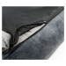 Rexproduct Sametový pelíšek OTTO s ortopedickou matrací TMAVĚ ŠEDÝ Zvolte barvu: Světle šedá, Zv