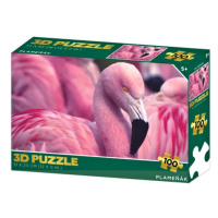 3d puzzle plameňák 100 dílků