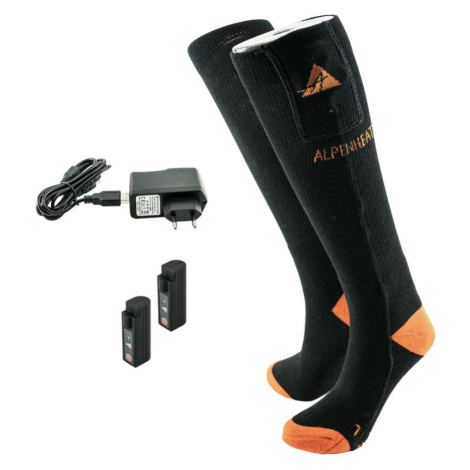 Alpenheat Vyhřívané ponožky Alpenheat FIRE-SOCKS bavlna velikost L