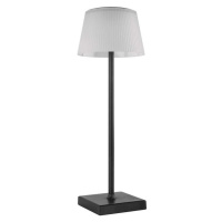 EMOS LED stolní lampa KATIE, nabíjecí, černá Z7630B