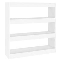 Shumee Knihovna / dělicí stěna bílá 100 × 30 × 103 cm