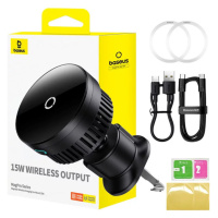 Držák Baseus MagPro 15W car holder with wireless charging (black)