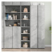 vidaXL Skříň highboard betonově šedá 40 x 41 x 185 cm kompozitní dřevo