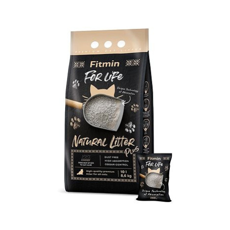 Fitmin For Life Cat Natural Litter Plus přírodní stelivo 10 l 8,6 kg
