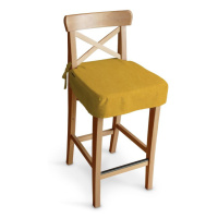 Dekoria Sedák na židli IKEA Ingolf - barová, hořčicový šenil, barová židle Ingolf, Etna, 705-04