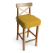 Dekoria Sedák na židli IKEA Ingolf - barová, hořčicový šenil, barová židle Ingolf, Etna, 705-04