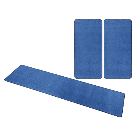 Hanse Home Collection koberce Kobercová sada Nasty 101153 Blau - 3 díly: 70x140 cm (2x), 70x240 