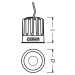 OSRAM LEDVANCE PL-CN50-COB- 1400-840-40D-G2 4052899621350