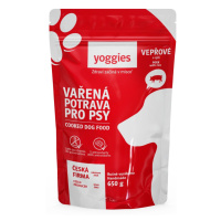 650g Yoggies Vařená potrava pro psy – vepřové maso s rýží