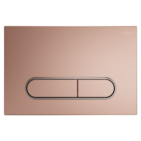 MEXEN Fenix 11 splachovací tlačítko, růžové zlato /kompatibilní s Geberit Sigma UP300 a UP320/ 6