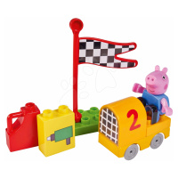 Stavebnice Peppa Pig Starter Sets PlayBIG Bloxx s figurkou v autě od 1,5-5 let