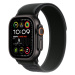 Apple Watch Ultra 2 GPS + Cellular, 49mm černě titanové pouzdro s černým trailovým tahem - S/M -