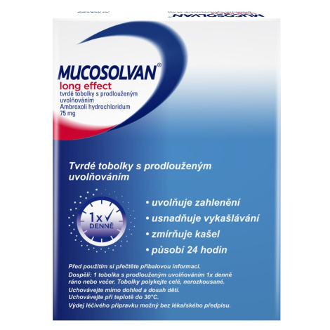 Mucosolvan Long Effect 75mg 20 kapslí