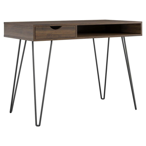 Pracovní stůl v dekoru ořechu 49x104 cm Concord – Novogratz