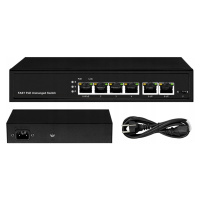 Switch Poe 4x PoE 2x Uplink 60W 100Mbps Síťový