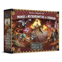 Cool Mini Or Not Massive Darkness 2: Heroes & Monster Set – Monks & Necromancers vs The Paragon