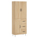 vidaXL Skříň highboard dub sonoma 69,5 x 34 x 180 cm kompozitní dřevo