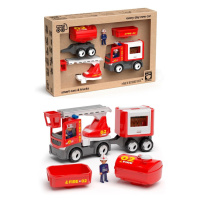 ECO MultiGO Fire set - figurky Igráčků hasičů s auty